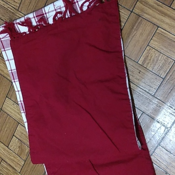 Plaid tablerunner & 4 napkins - Picture 4 of 7